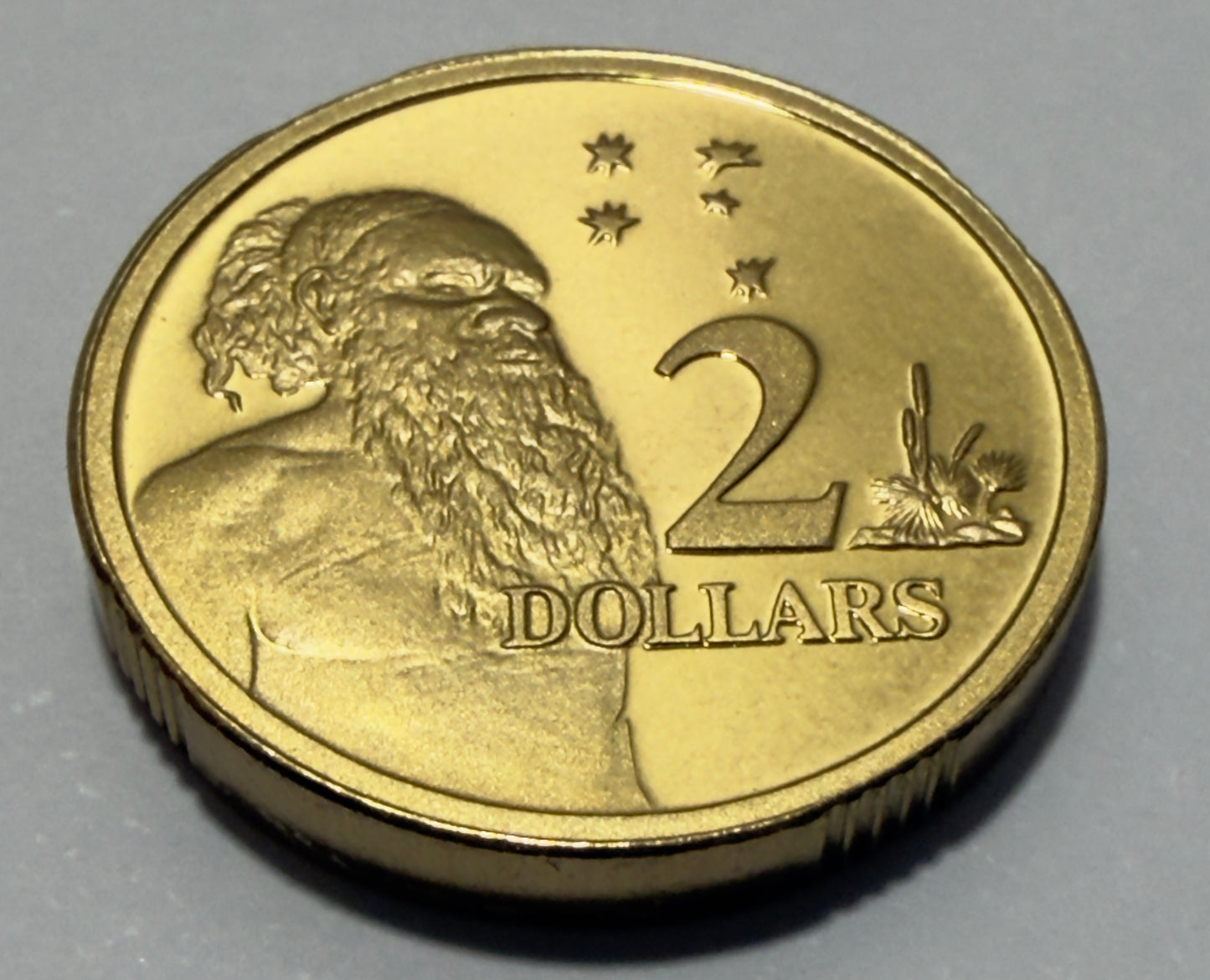 2001 $2 Proof Coin - comes in 2x2 - Aboriginal Elder Two Dollar