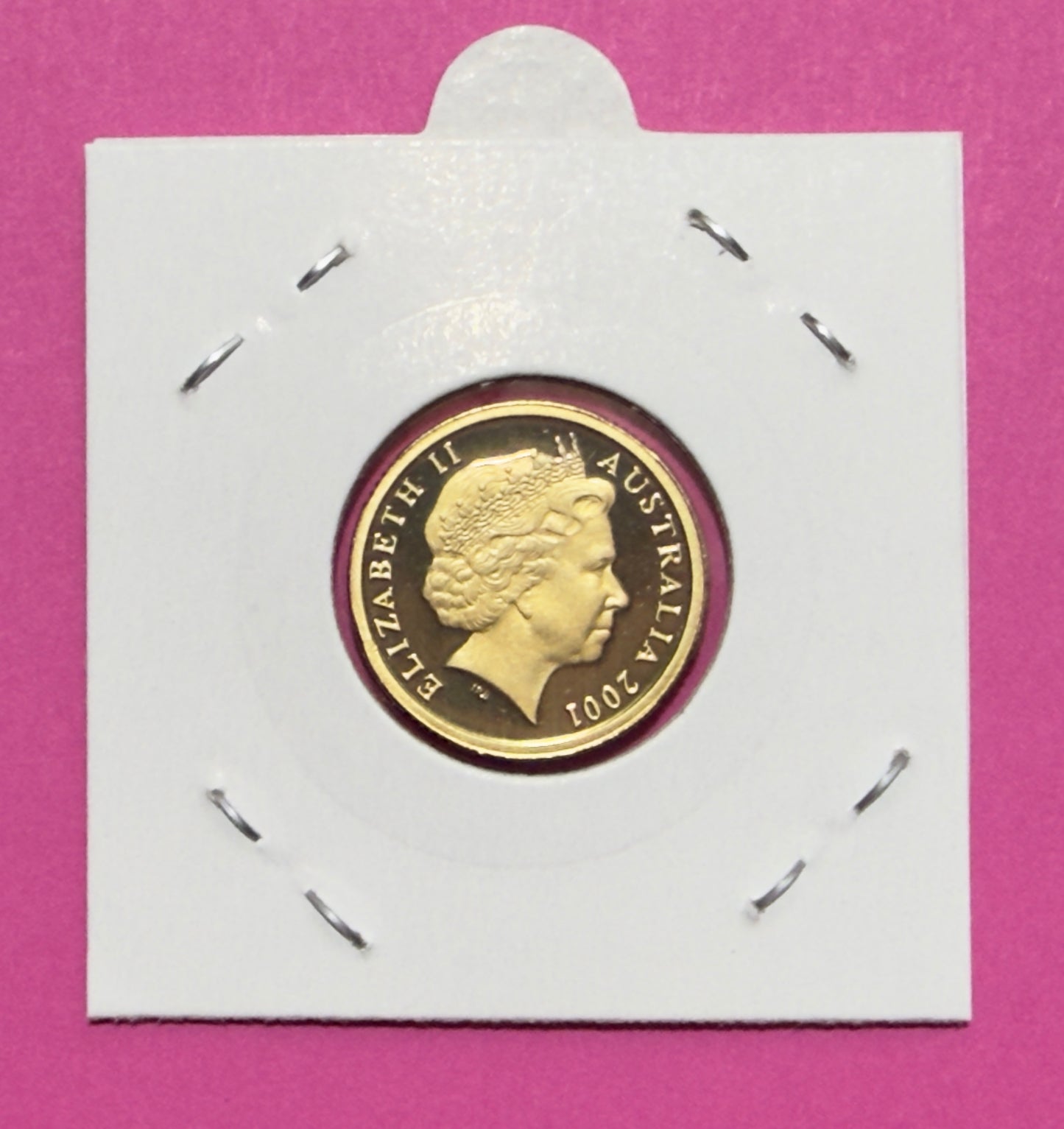 2001 $2 Proof Coin - comes in 2x2 - Aboriginal Elder Two Dollar