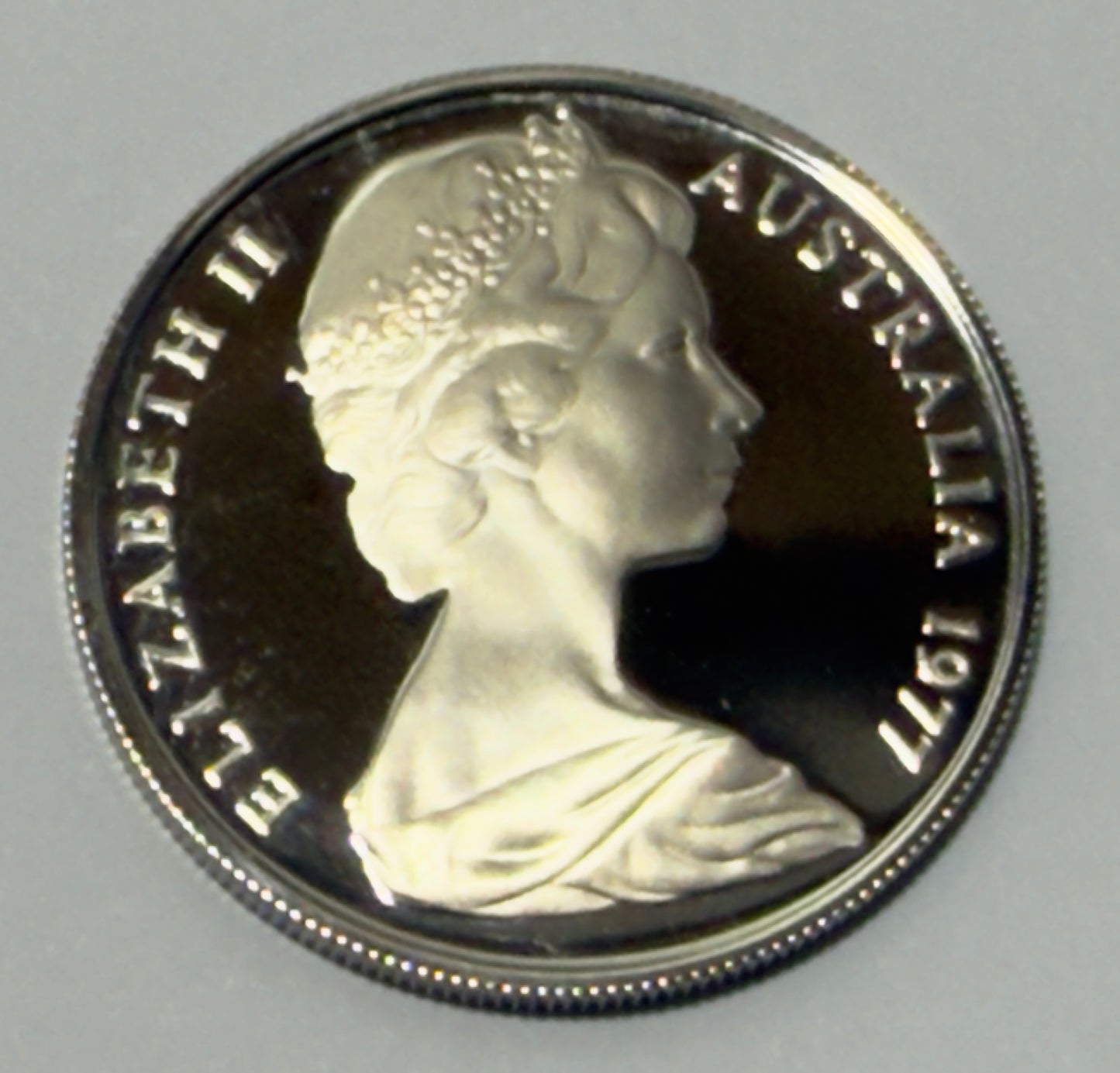 1977 10 Cent Proof Coin - Ten Cent Proof - comes in 2x2