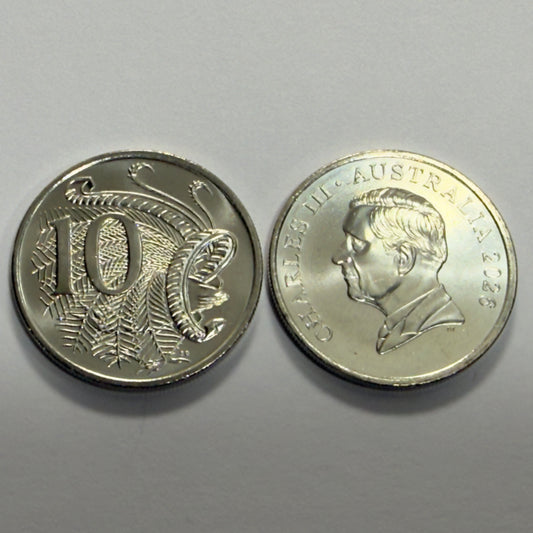 2026 10 Cent Coin - Lyrebird - Uncirculated 10 Cent - comes in 2x2