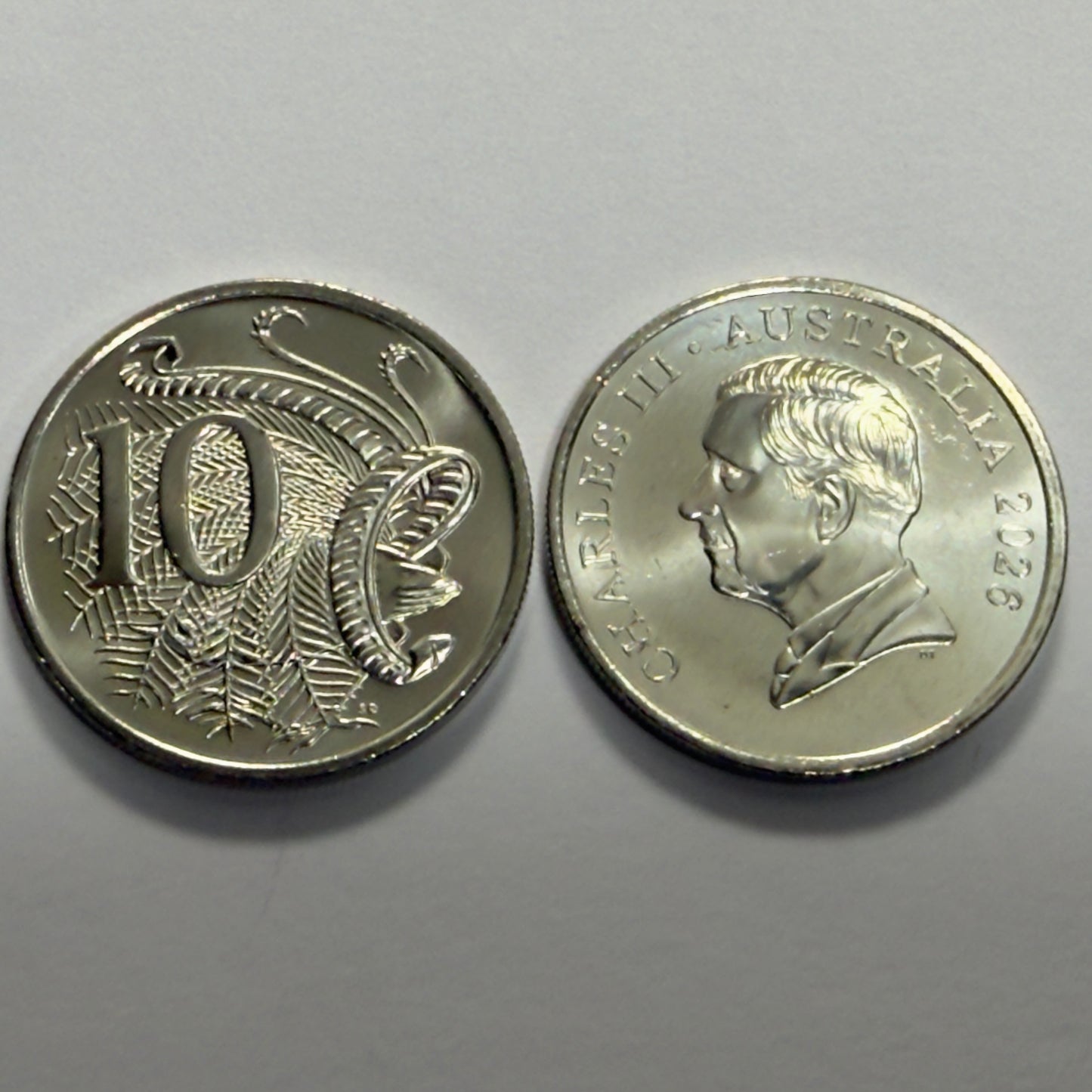 2026 10 Cent Coin - Lyrebird - Uncirculated 10 Cent - comes in 2x2