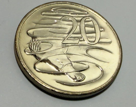 2004 20 Cent Coin - Platypus - Uncirculated - comes in 2x2