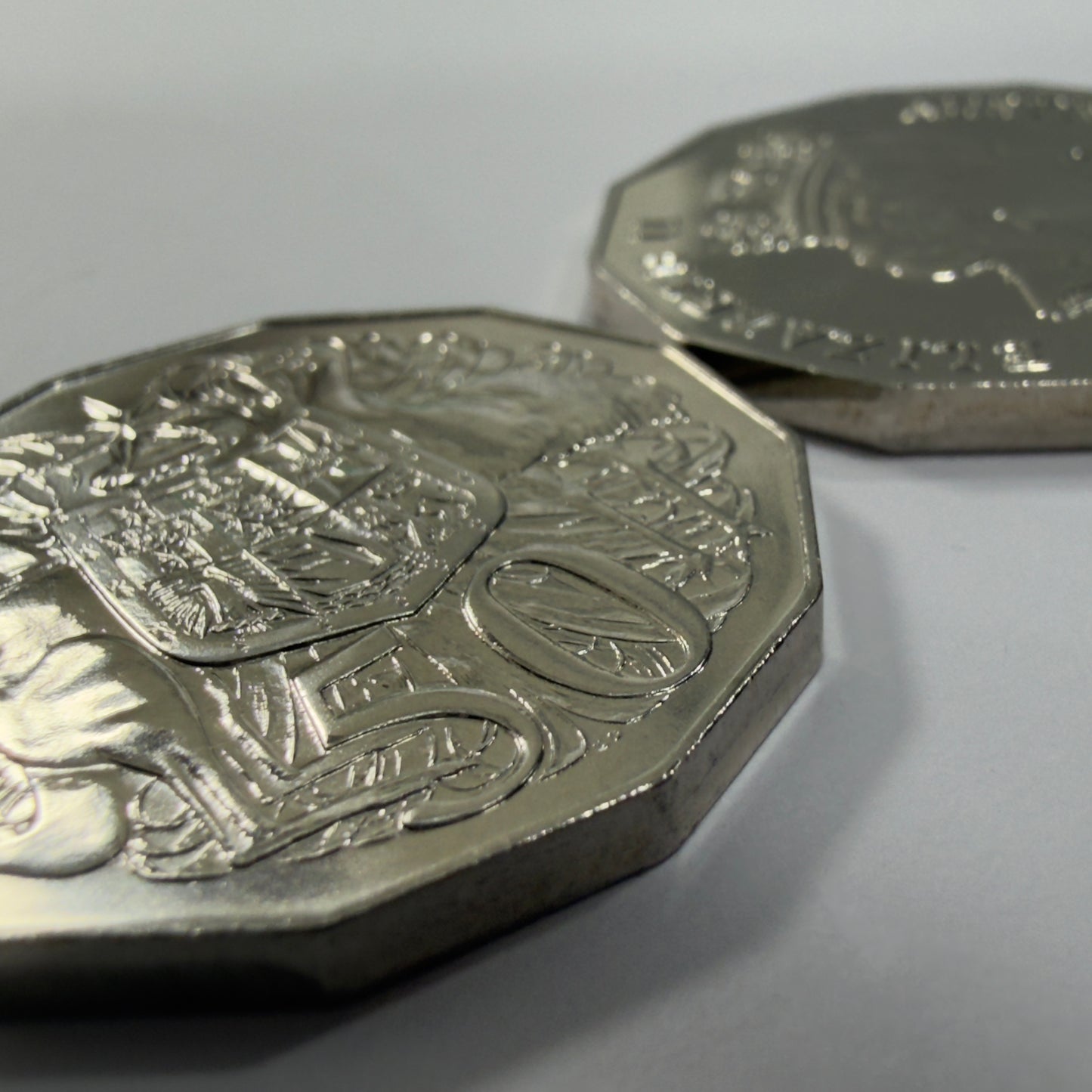 1992 50 Cent Coin - Choice Uncirculated - MINT SET ONLY Coin  - Comes in 2x2