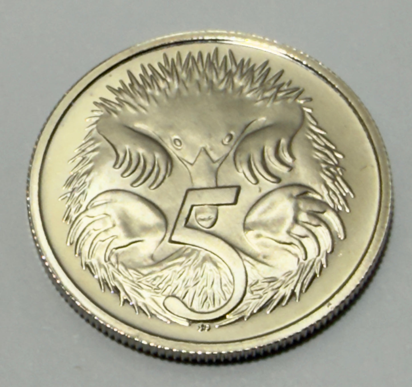 1977 5 Cent Proof Coin - Five Cent Proof - comes in 2x2