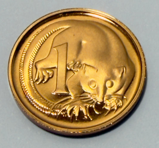 1977 1 Cent Proof Coin - One Cent Proof - comes in 2x2