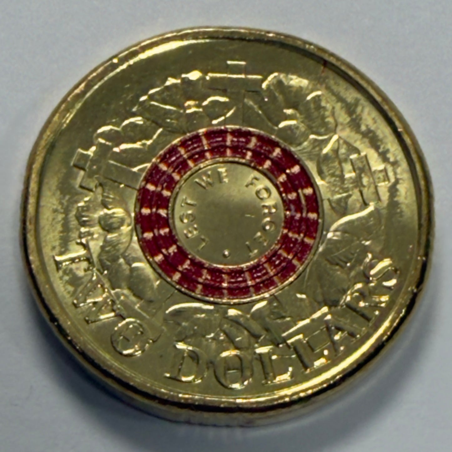 2023 $2 Coin - Lest We Forget- Uncirculated   - LWF Red War Graves - in 2x2
