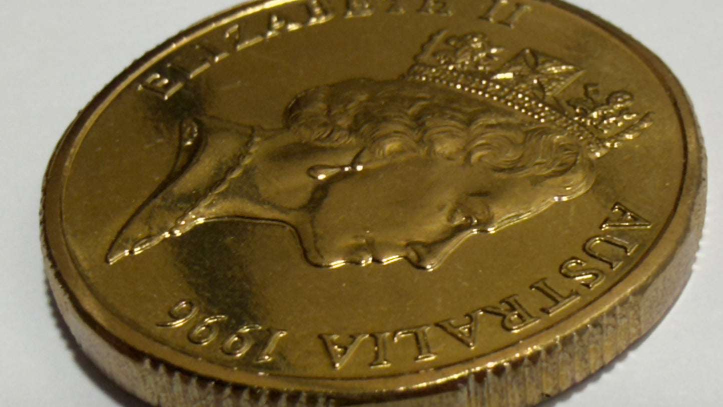 1996 $1 Coin - SIR Henry Parkes - Choice Uncirculated - ex mint set coin -in 2x2