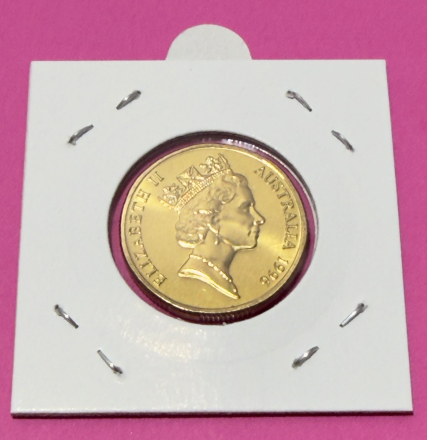 1996 $1 Coin - SIR Henry Parkes - Choice Uncirculated - ex mint set coin -in 2x2