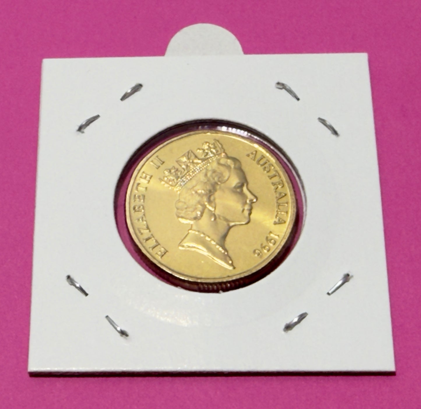 1996 $1 Coin - SIR Henry Parkes - Choice Uncirculated - ex mint set coin -in 2x2