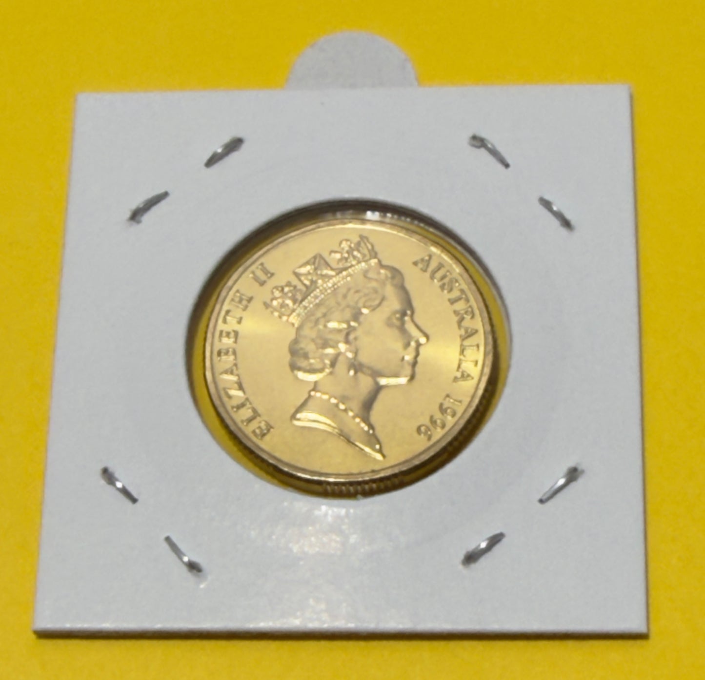 1996 $1 Coin - SIR Henry Parkes - Choice Uncirculated - ex mint set coin -in 2x2