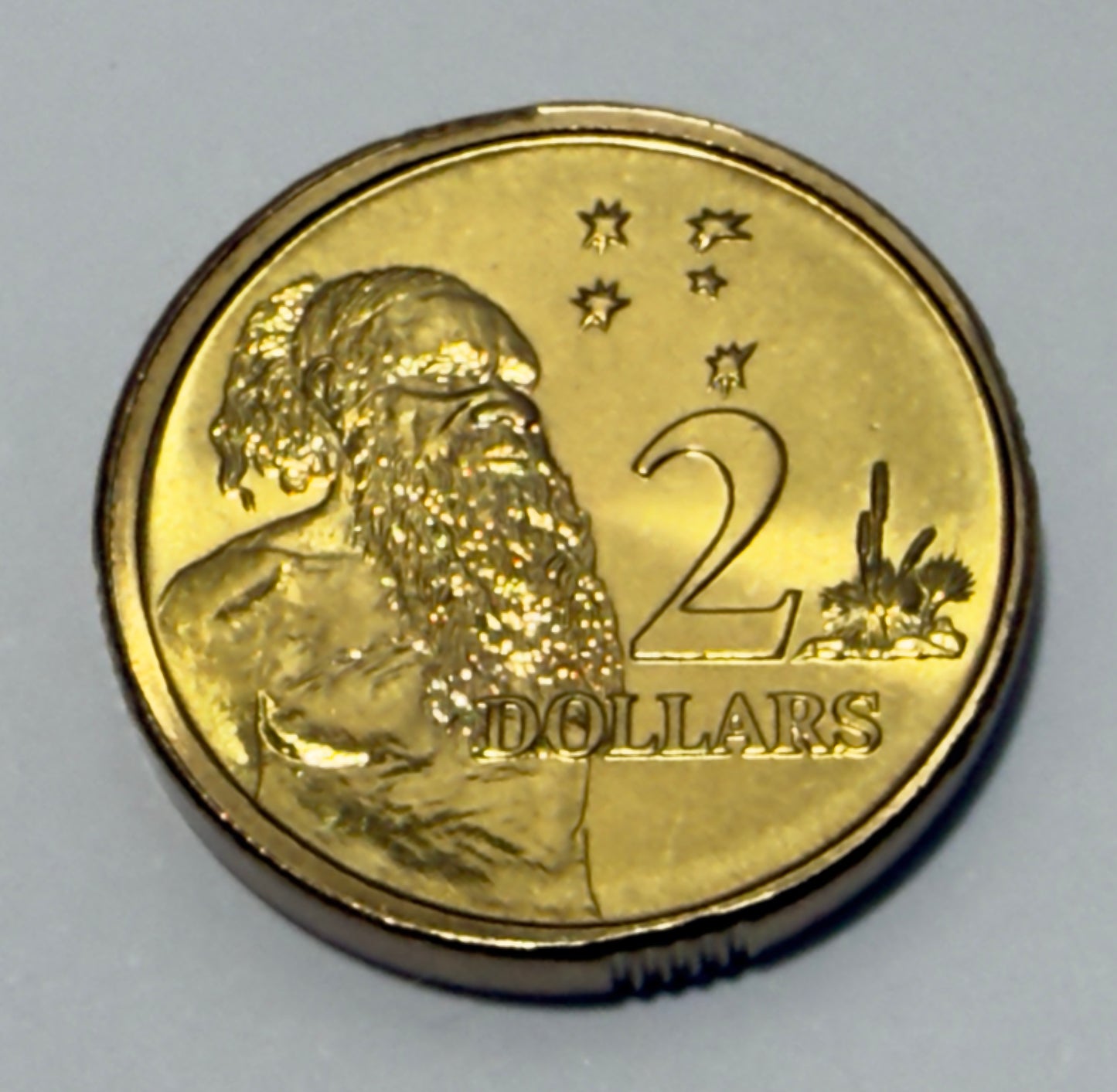 1996 $2 Elder Coin - Choice Uncirculated - ex mint set coin Two Dollar - in 2x2