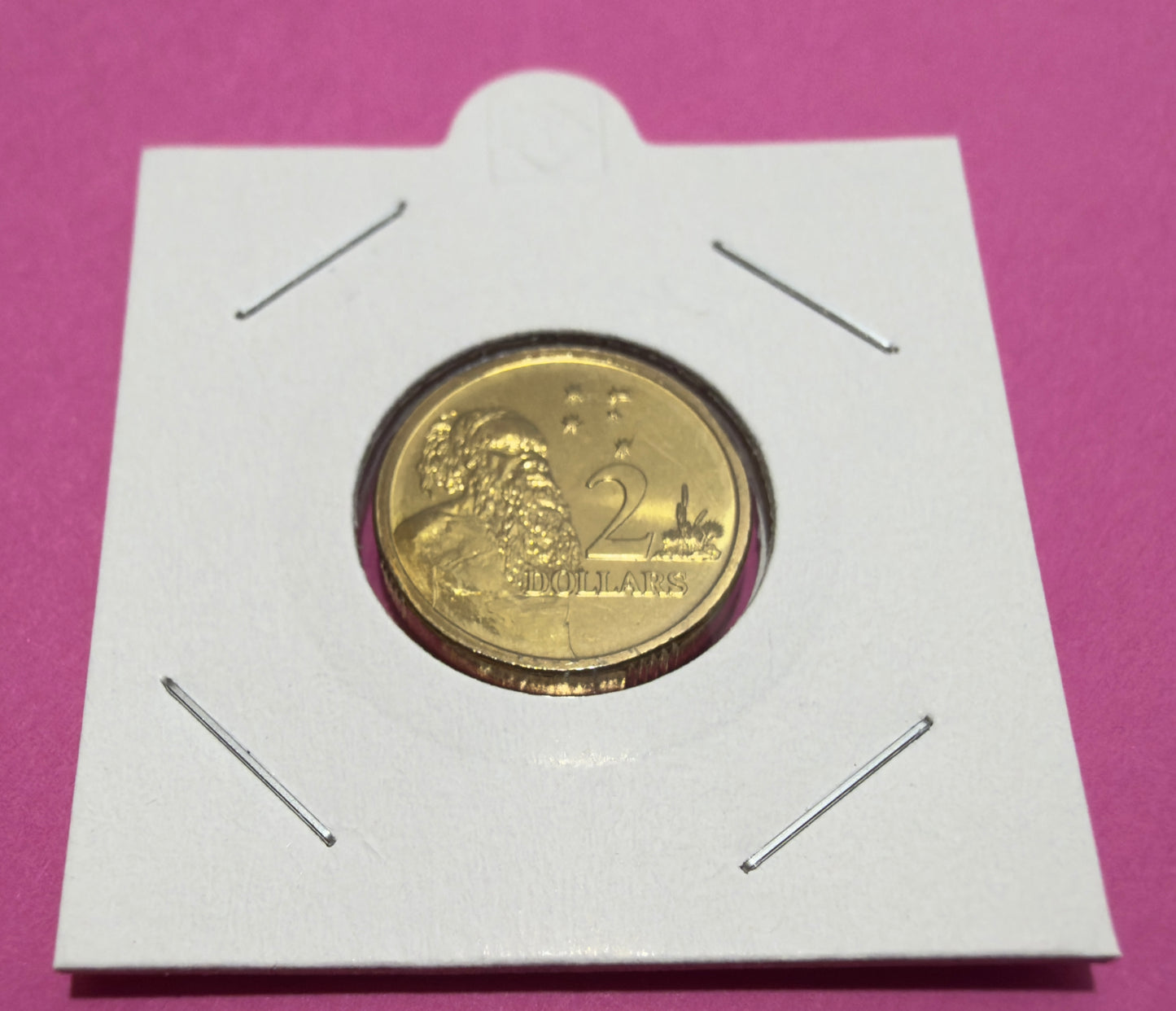 1996 $2 Elder Coin - Choice Uncirculated - ex mint set coin Two Dollar - in 2x2
