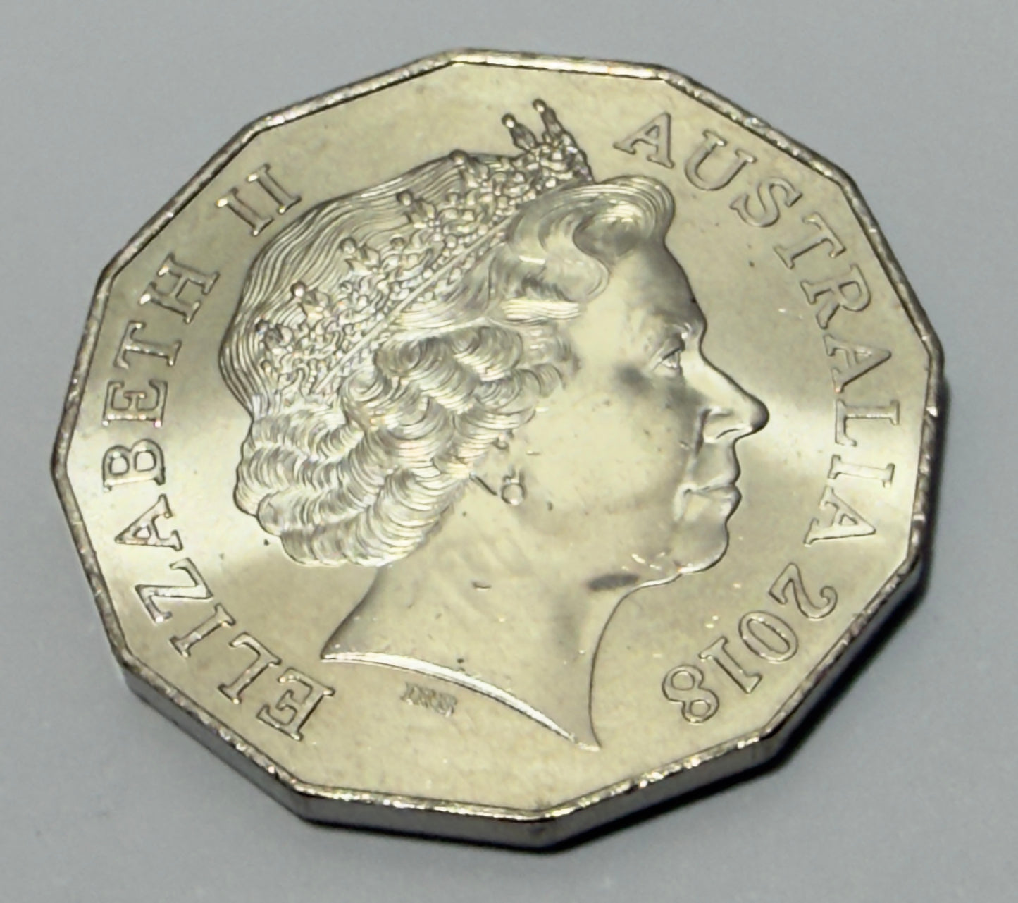 2018 50 Cent Coin - Uncirculated - Coat Of Arms - Comes In 2x2