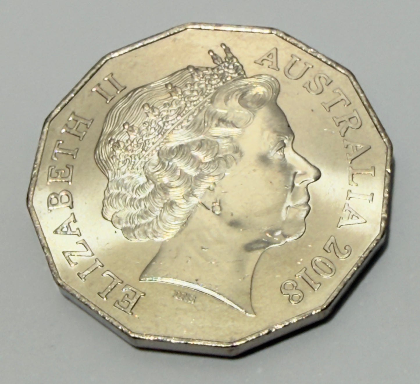 2018 50 Cent Coin - Uncirculated - Coat Of Arms - Comes In 2x2