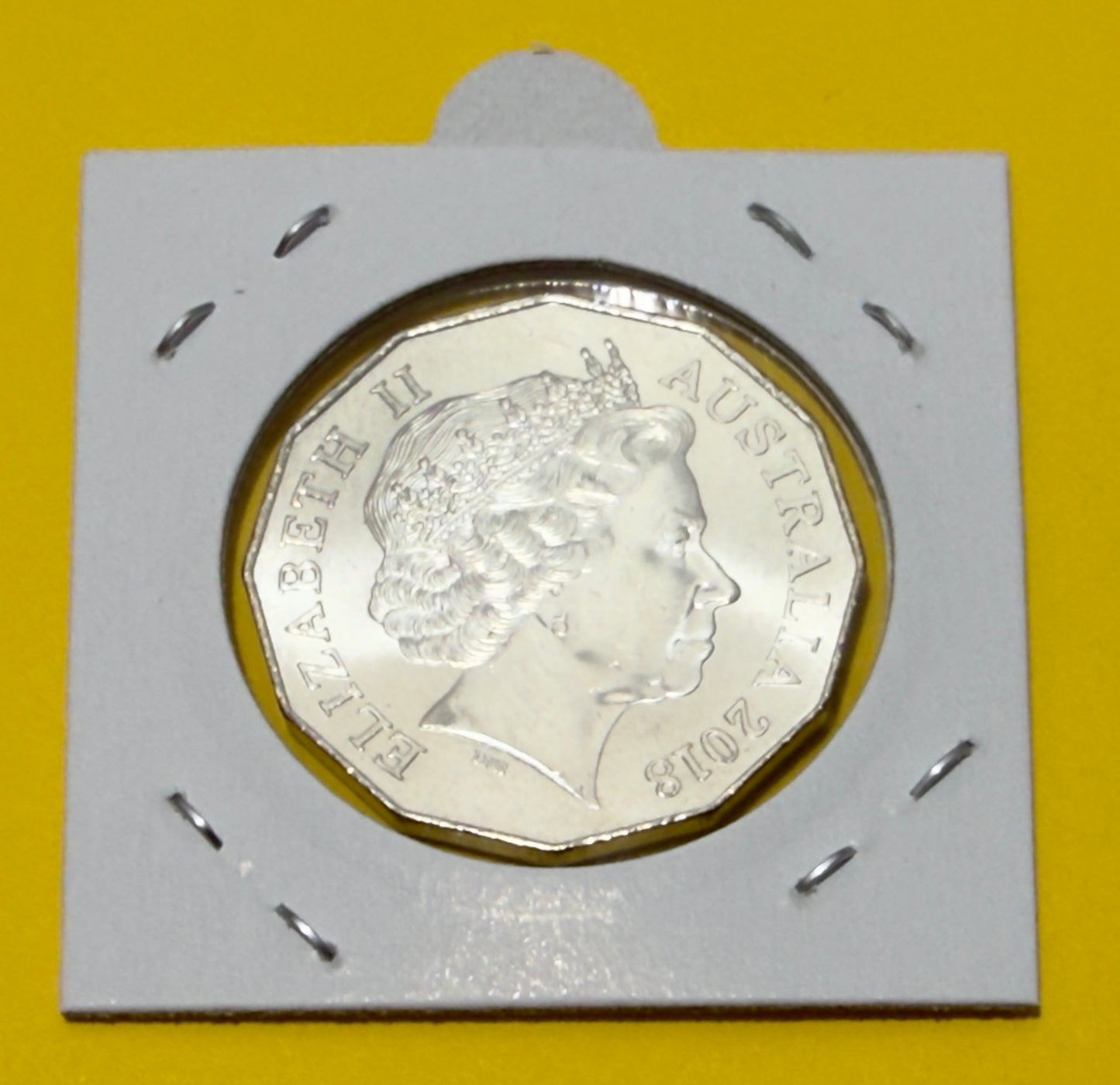 2018 50 Cent Coin - Uncirculated - Coat Of Arms - Comes In 2x2