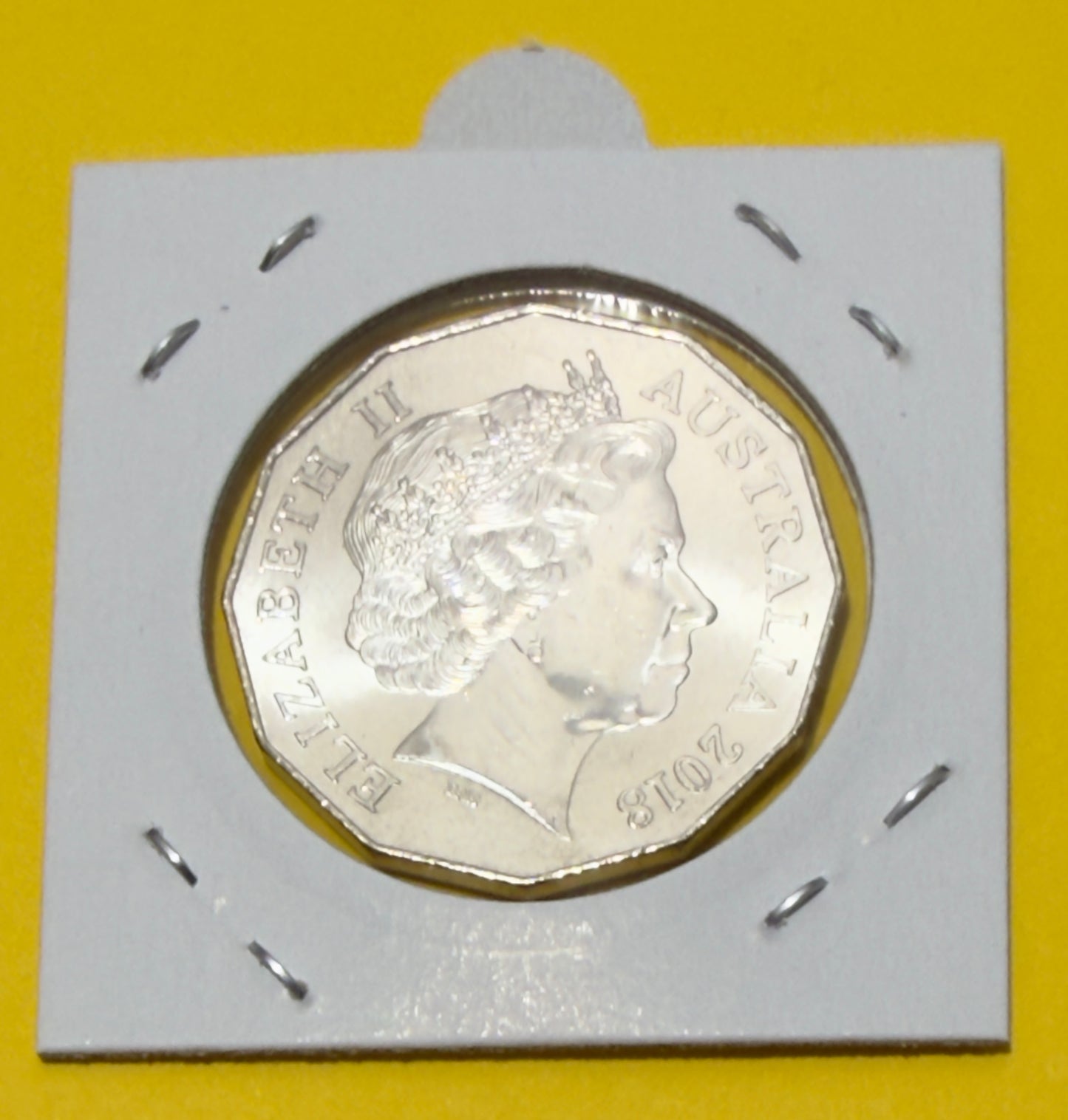 2018 50 Cent Coin - Uncirculated - Coat Of Arms - Comes In 2x2