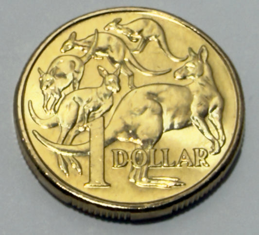 2018 $1 Mob of Roos Coin - One Dollar - Uncirculated - comes in 2x2