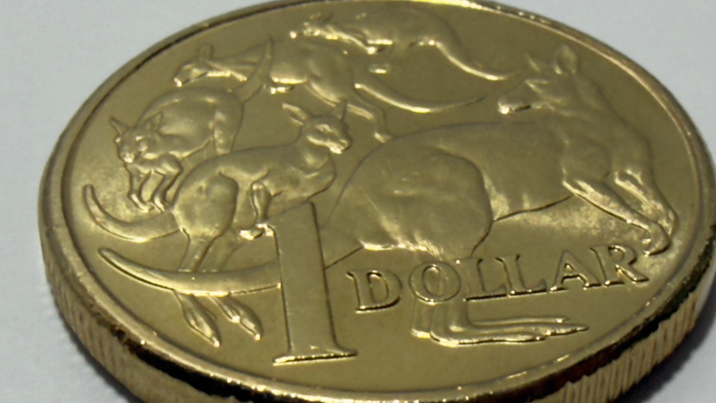 2018 $1 Mob of Roos Coin - One Dollar - Uncirculated - comes in 2x2