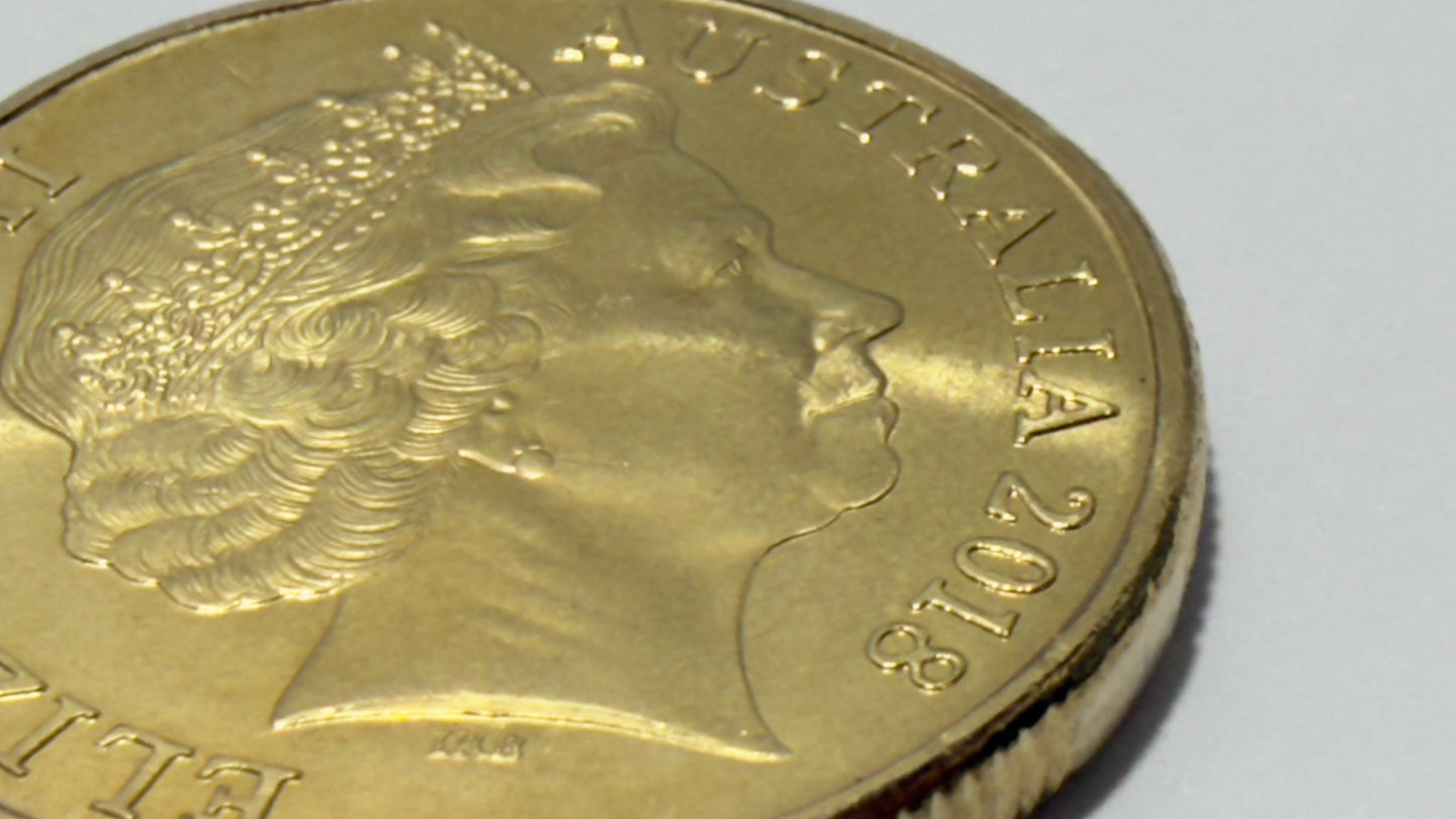 2018 $1 Mob of Roos Coin - One Dollar - Uncirculated - comes in 2x2