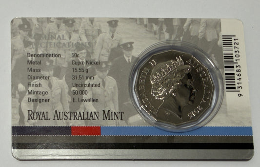 2015 50c Australia At War 50 Cent coin - Empire Air Training Scheme