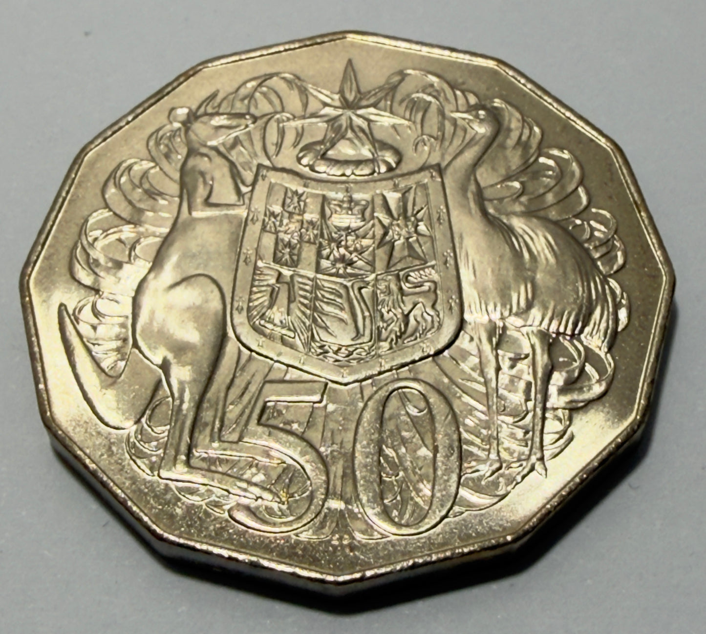 1978 50 Cent Coin - Coat of Arms - Uncirculated 50c - Fifty Cent - Ex RAM Roll