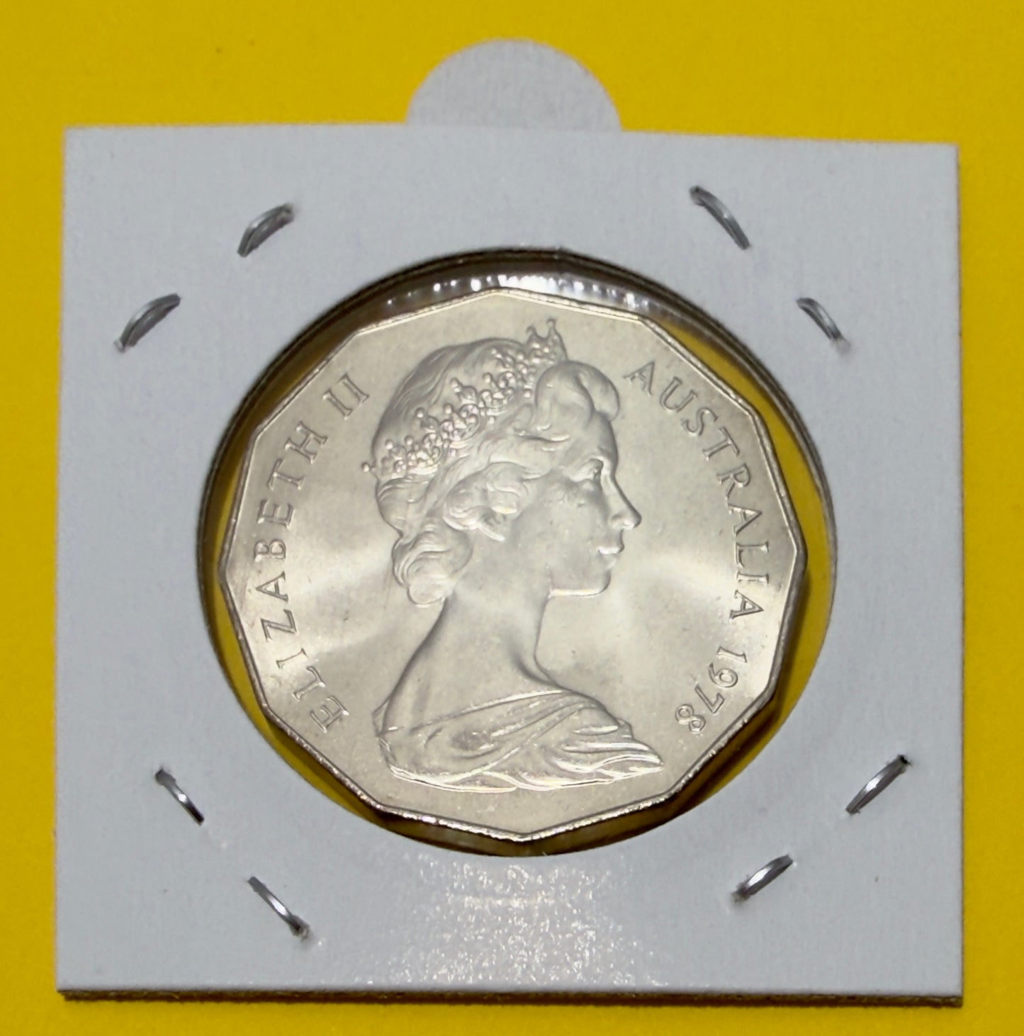 1978 50 Cent Coin - Coat of Arms - Uncirculated 50c - Fifty Cent - Ex RAM Roll