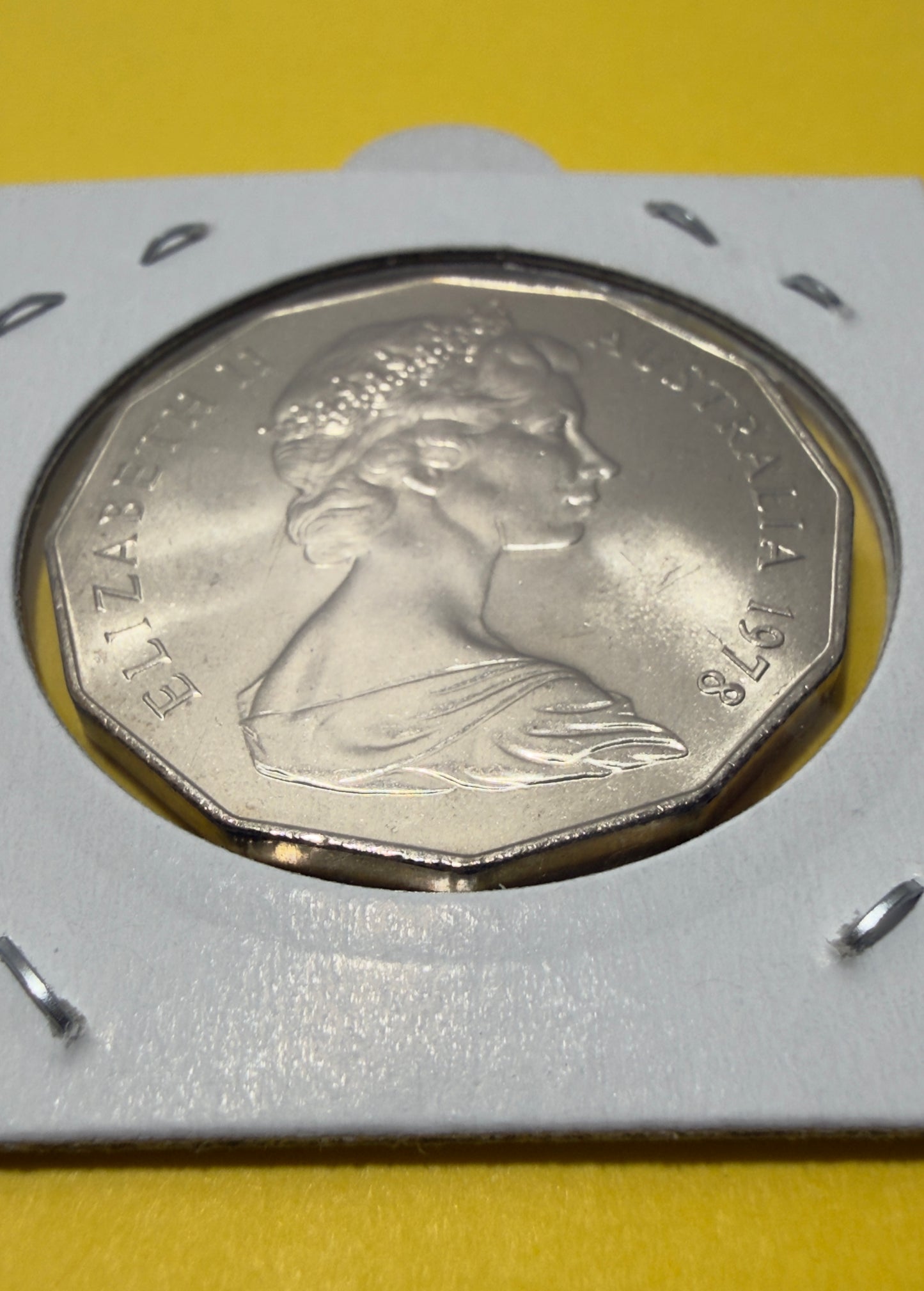 1978 50 Cent Coin - Coat of Arms - Uncirculated 50c - Fifty Cent - Ex RAM Roll