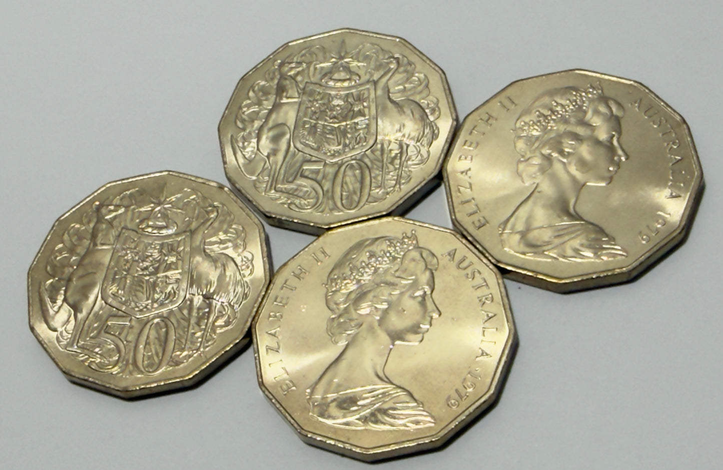 1979 50 Cent Coin -Uncirculated- Coat Of Arms - 50c - Ex RAM Roll