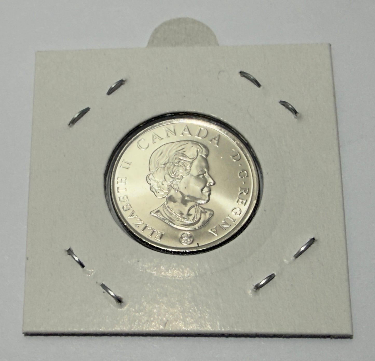 2008 Canadian Poppy Quarter - Coloured 25 Cent - Uncirculated - comes in 2x2