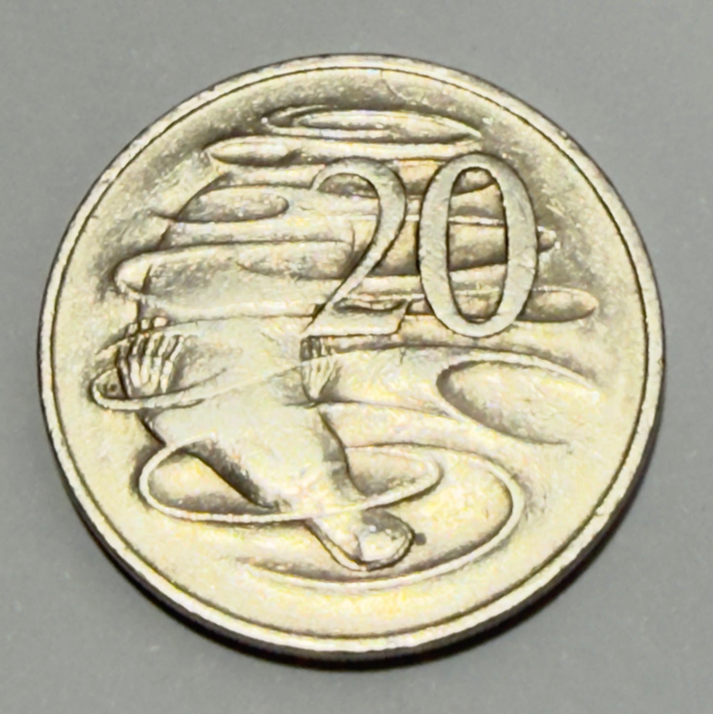 1966 20 Cent Wavy Baseline 2 - Rare Coin - IMO Will Grade VF30