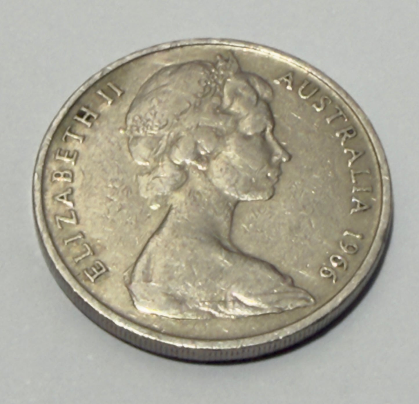 1966 20 Cent Wavy Baseline 2 - Rare Coin - IMO Will Grade VF30