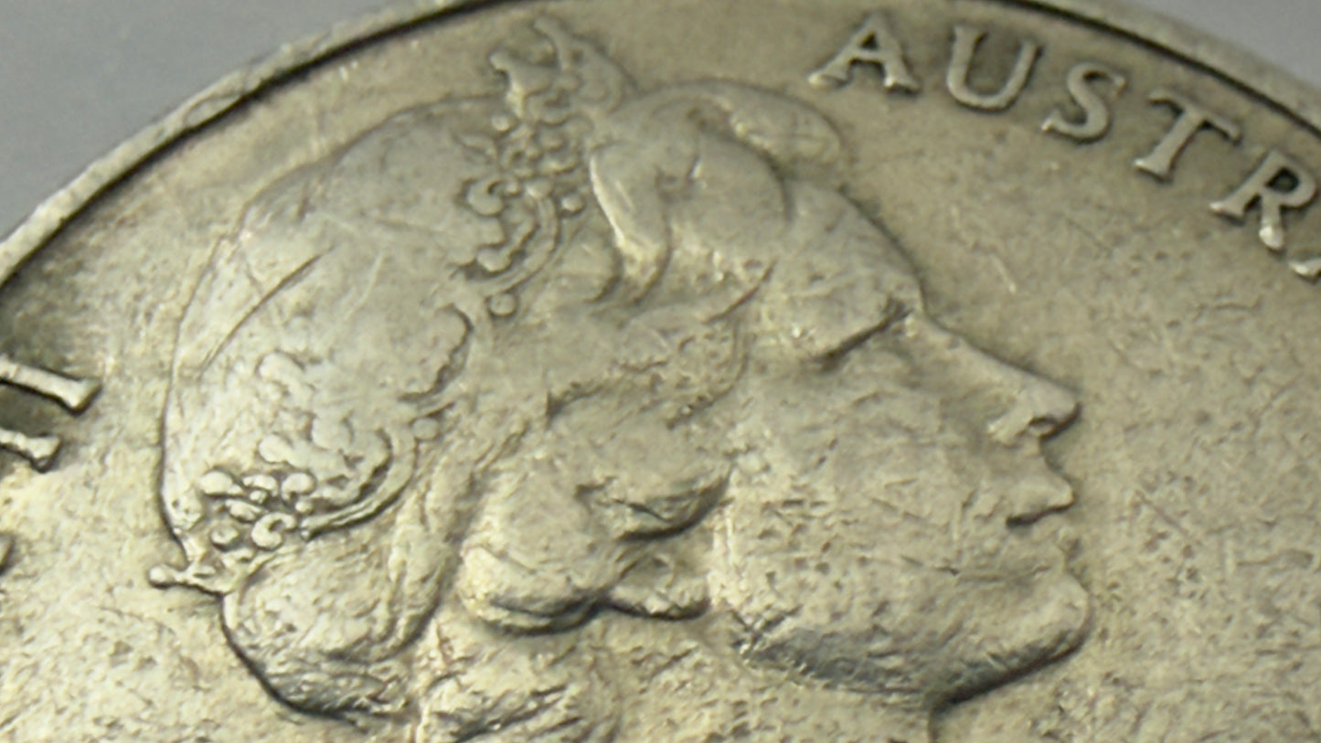 1966 20 Cent Wavy Baseline 2 - Rare Coin - IMO Will Grade VF30