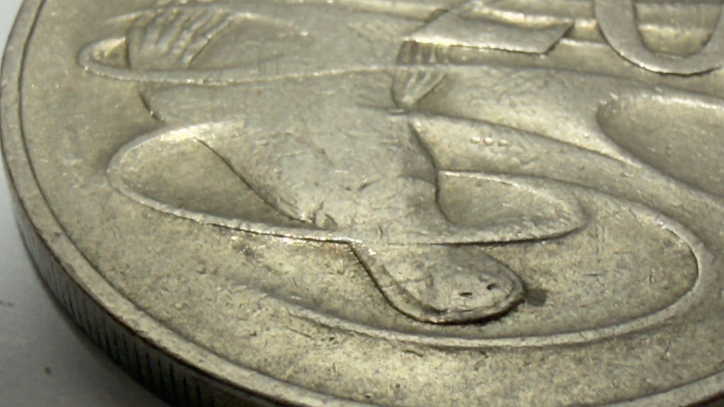 1966 20 Cent Wavy Baseline 2 - Rare Coin - IMO Will Grade VF30