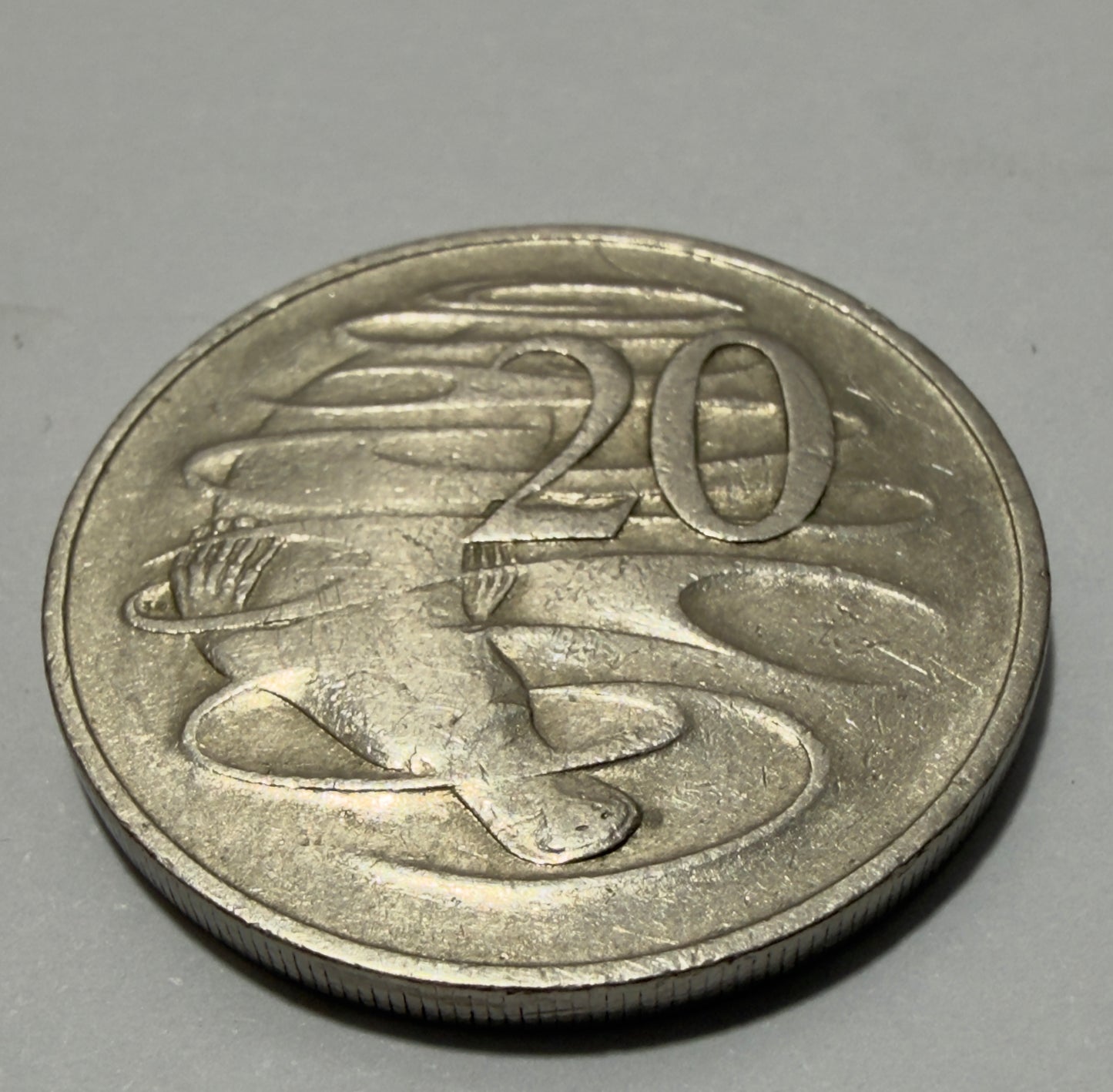 1966 20 Cent Wavy Baseline 2 - Rare Coin - IMO Will Grade VF30