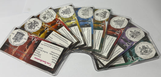 2001 50 Cent Federation State Coin Set - Uncirculated Global Promotions Packaging