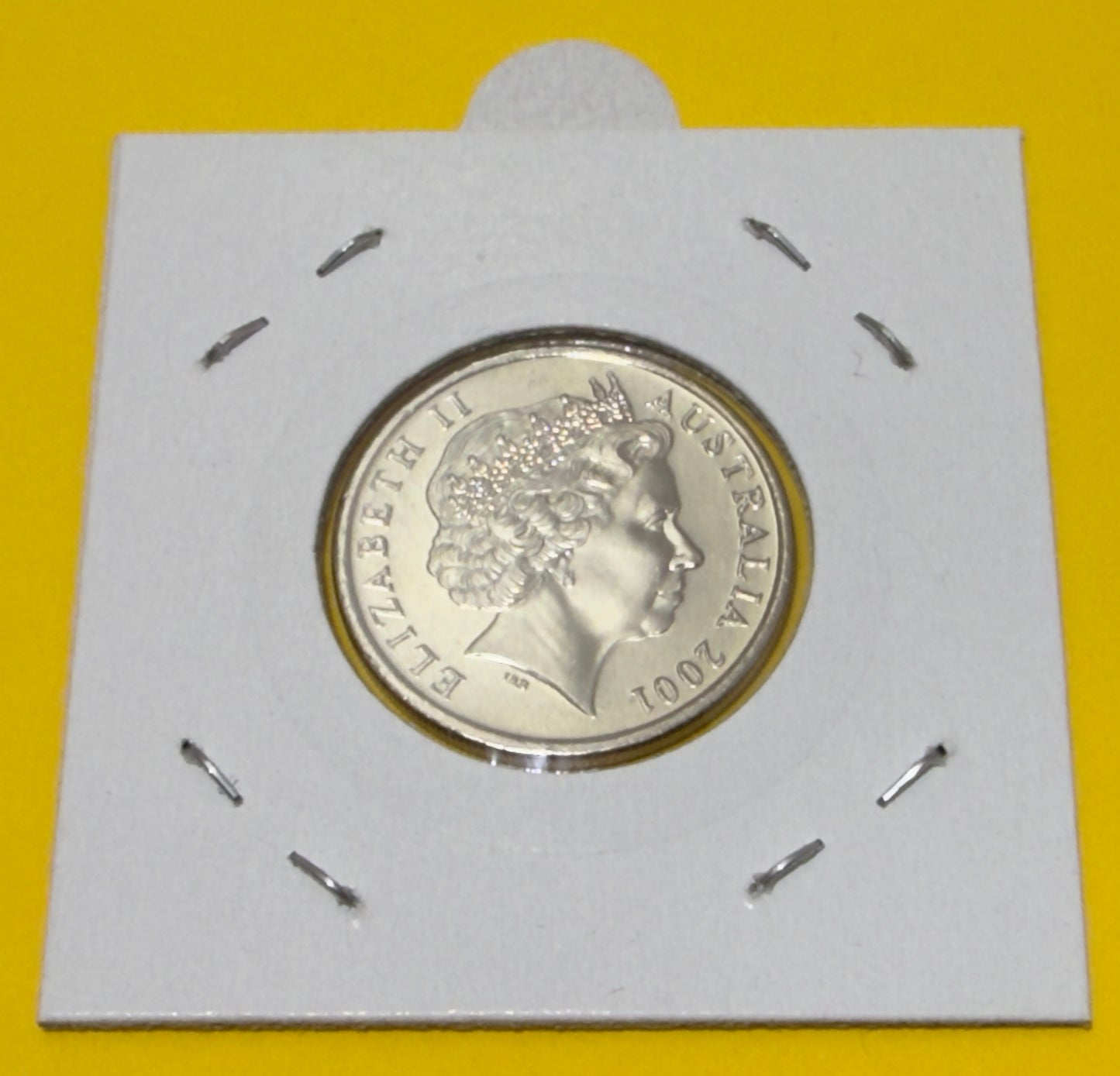 2001 10 Cent Coin - 10c - Uncirculated Ten Cent -comes in 2x2