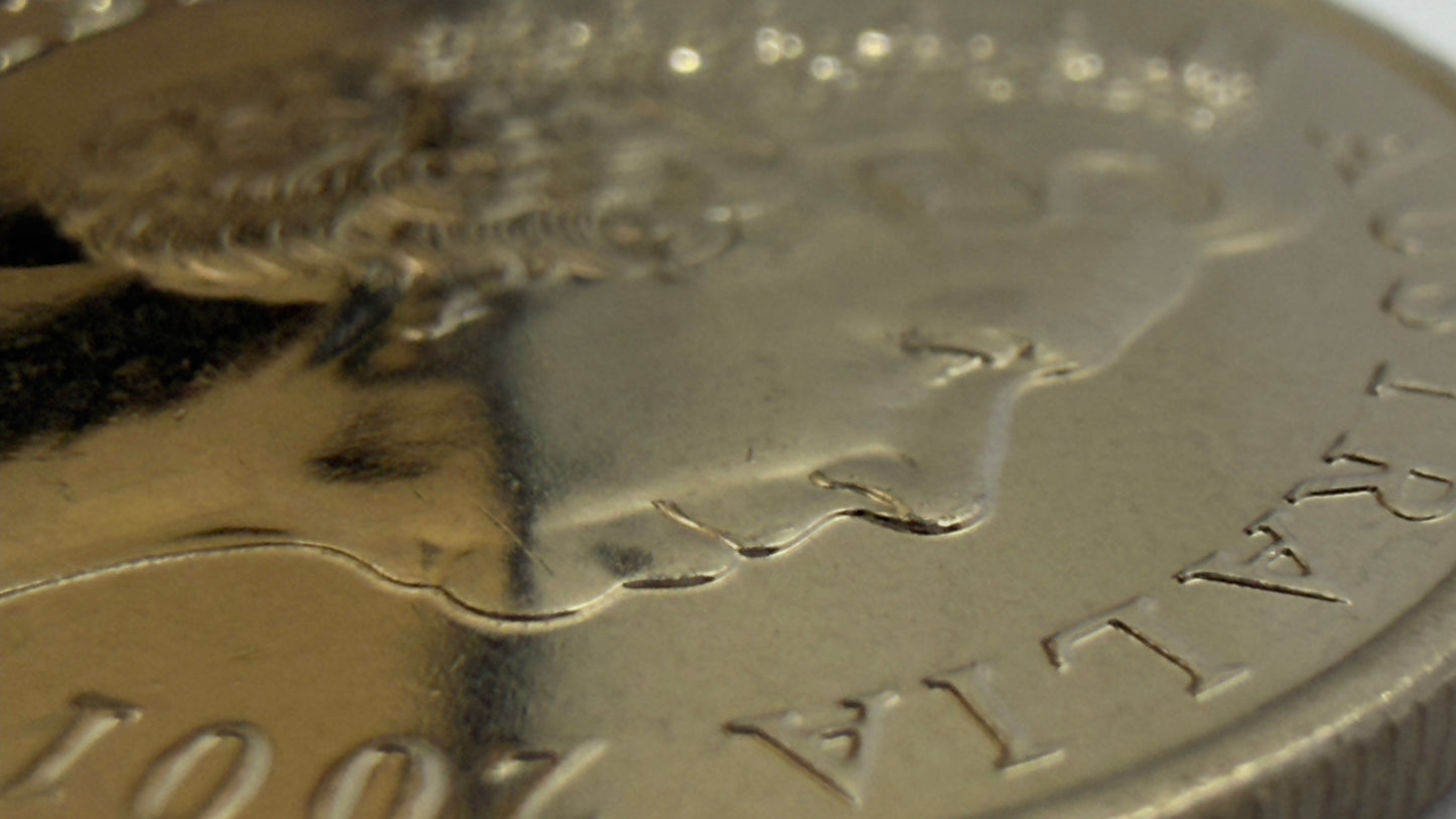 2001 10 Cent Coin - 10c - Uncirculated Ten Cent -comes in 2x2