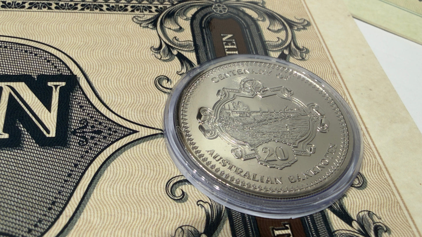2013 Centenary of Australian Banknotes 3 Coin UNC Set (2 x 20c & 1 x 50c)
