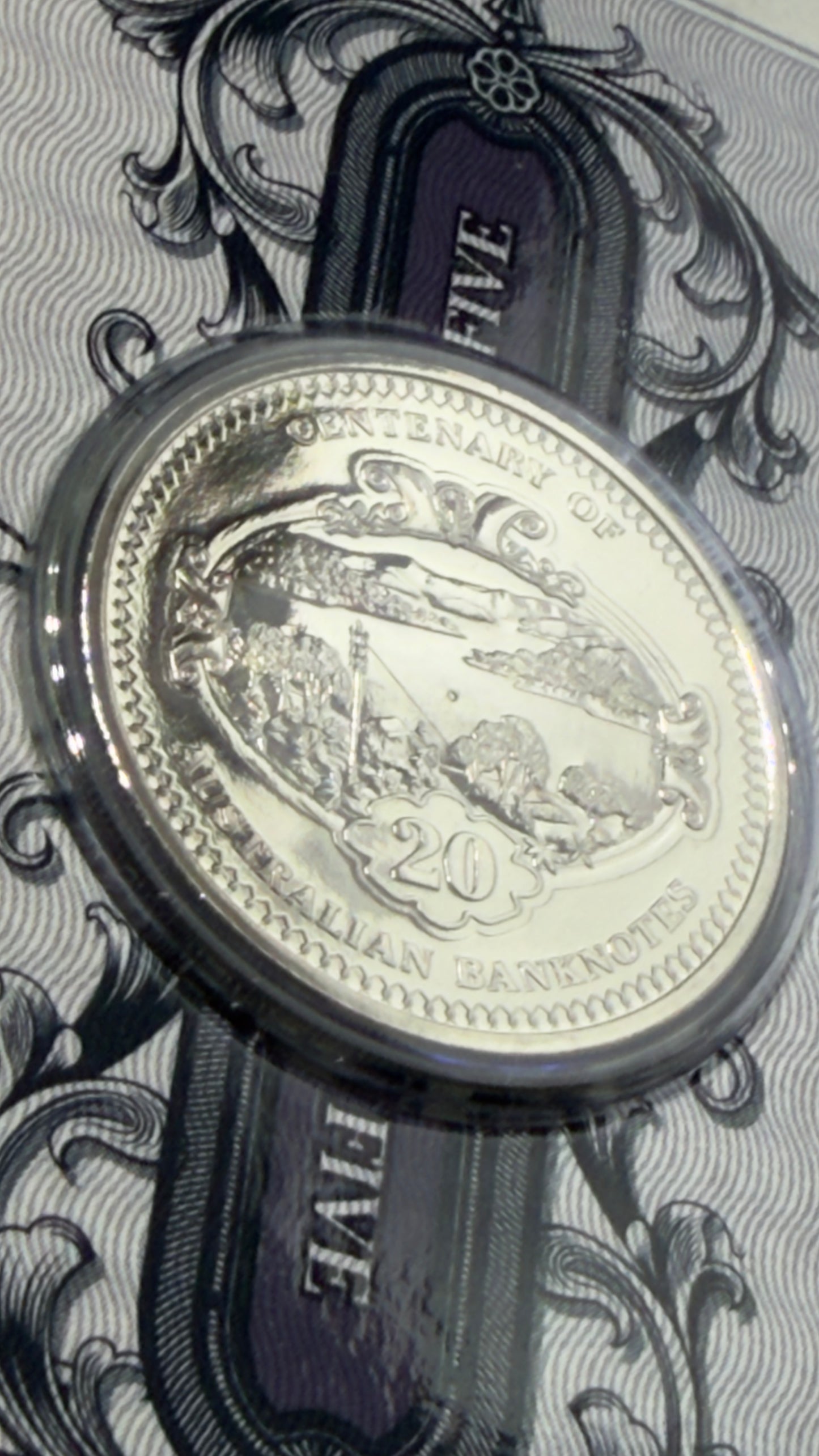 2013 Centenary of Australian Banknotes 3 Coin UNC Set (2 x 20c & 1 x 50c)