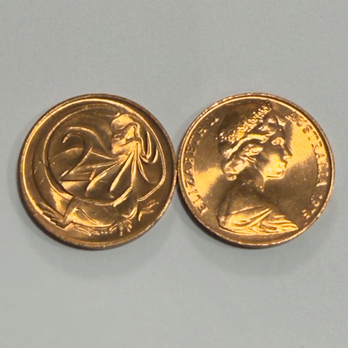 1975 2 Cent Coin - Uncirculated - Ex RBA Roll - Two Cent - comes in 2x2