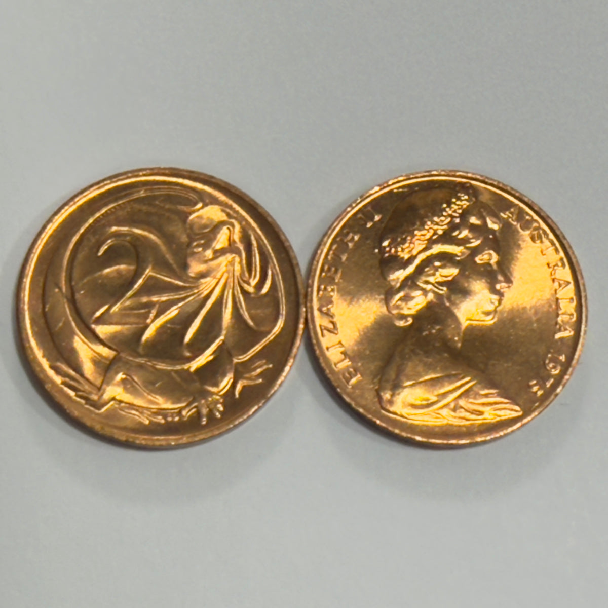 1975 2 Cent Coin - Uncirculated - Ex RBA Roll - Two Cent - comes in 2x2