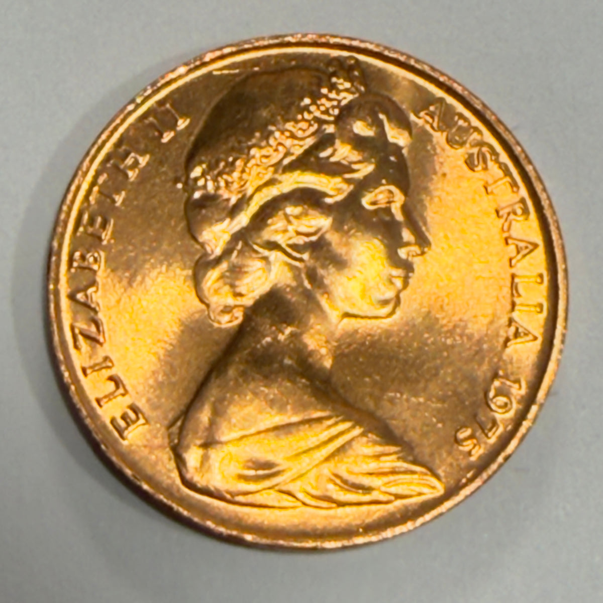 1975 2 Cent Coin - Uncirculated - Ex RBA Roll - Two Cent - comes in 2x2