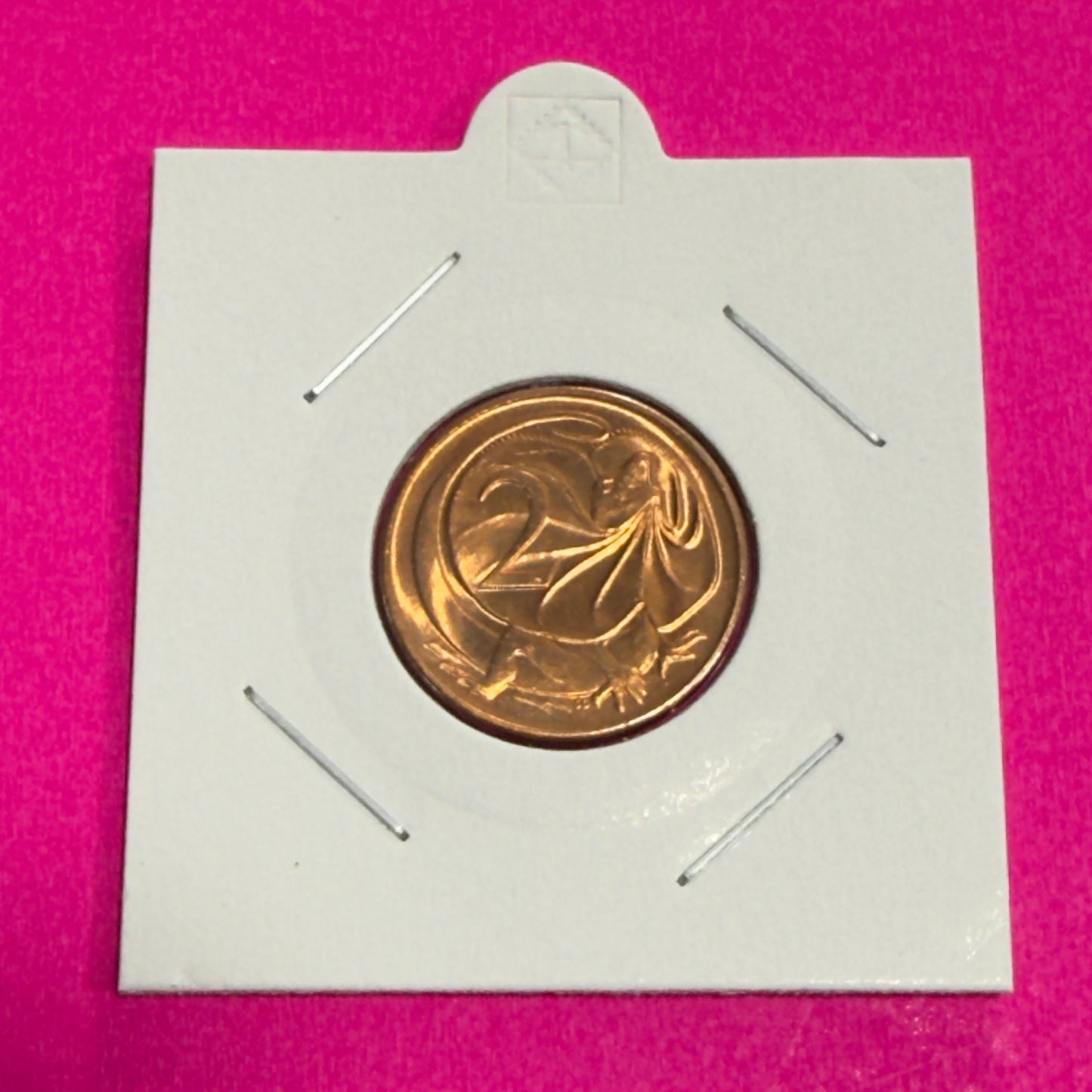1975 2 Cent Coin - Uncirculated - Ex RBA Roll - Two Cent - comes in 2x2