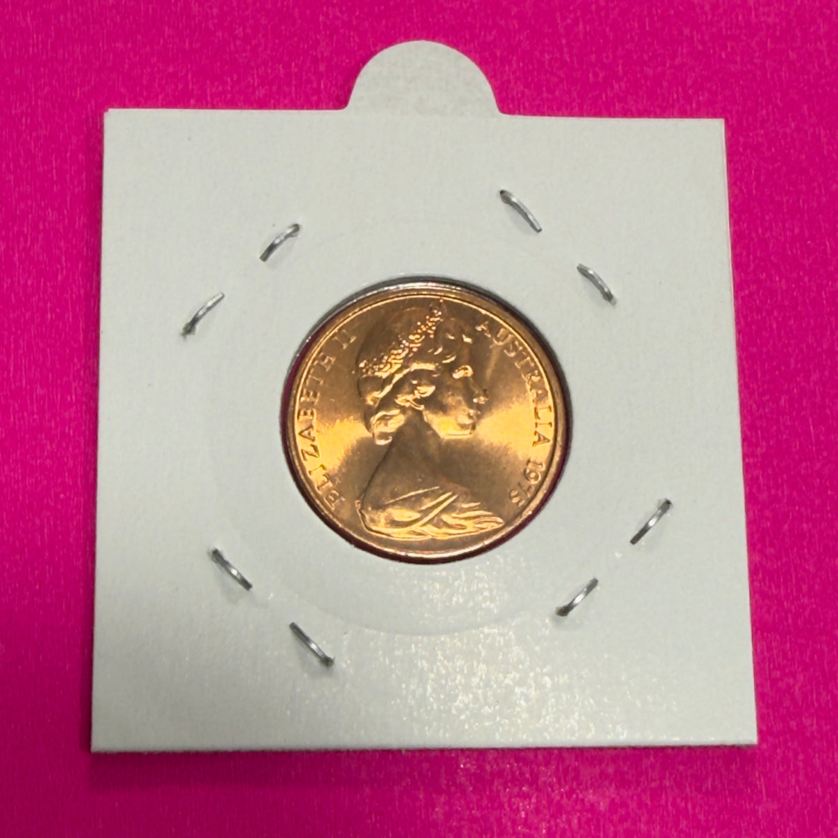 1975 2 Cent Coin - Uncirculated - Ex RBA Roll - Two Cent - comes in 2x2