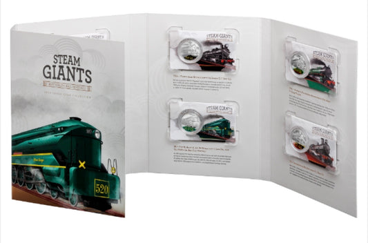 2025 Steam Giants 7 x 50 Cent Folder Set - Uncirculated Complete Folder
