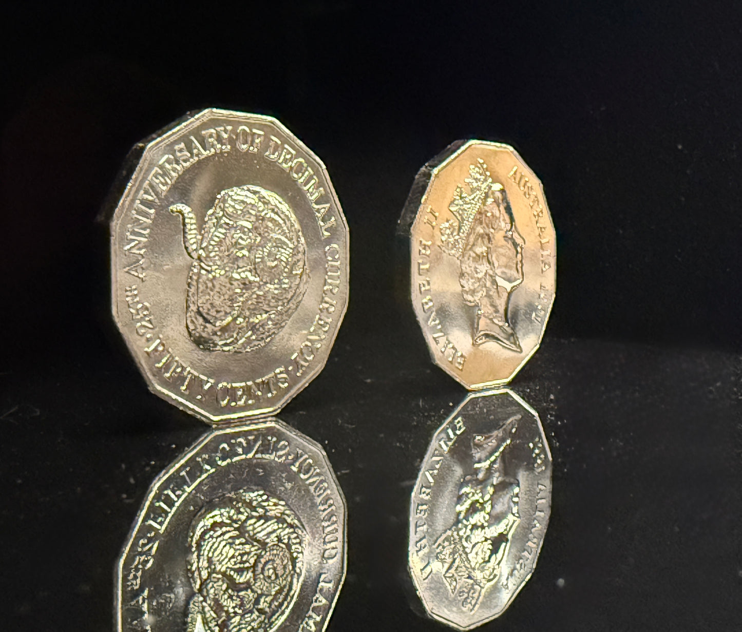 1991 50 Cent Coin - Rams Head - Uncirculated - comes in 2x2