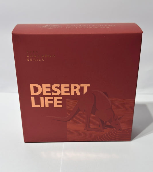 2024 Australia $1 1Oz .999 Silver Proof Coin. - Desert Life - RAM