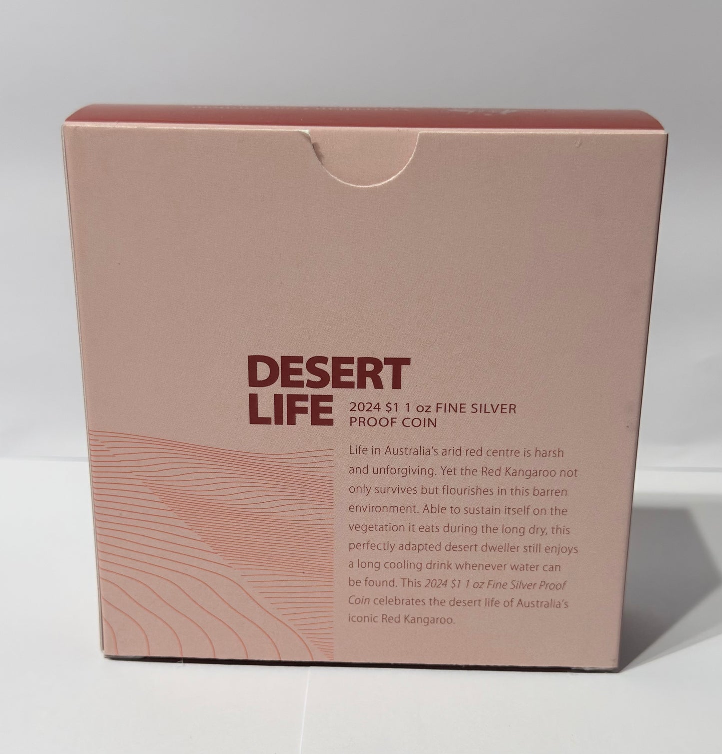 2024 Australia $1 1Oz .999 Silver Proof Coin. - Desert Life - RAM