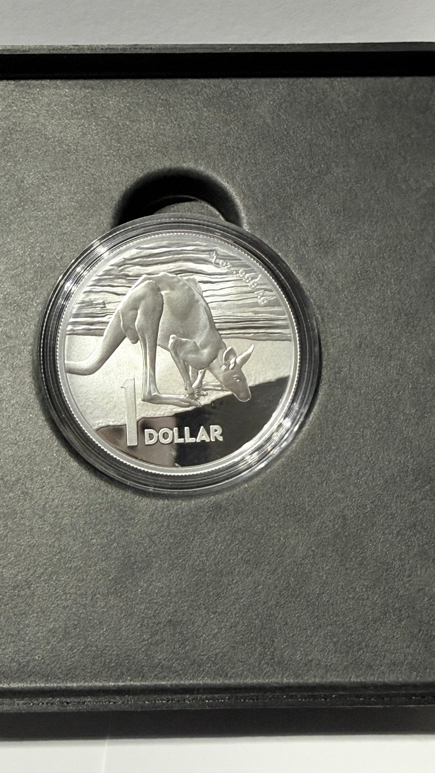 2024 Australia $1 1Oz .999 Silver Proof Coin. - Desert Life - RAM