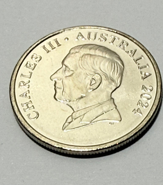 2024 5 Cent Coin - Uncirculated - ex Premium RAM roll - comes in 2x2